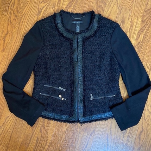 Chico's Jackets & Blazers - Black Label by Chico’s Black Metallic Tweed Blazer
